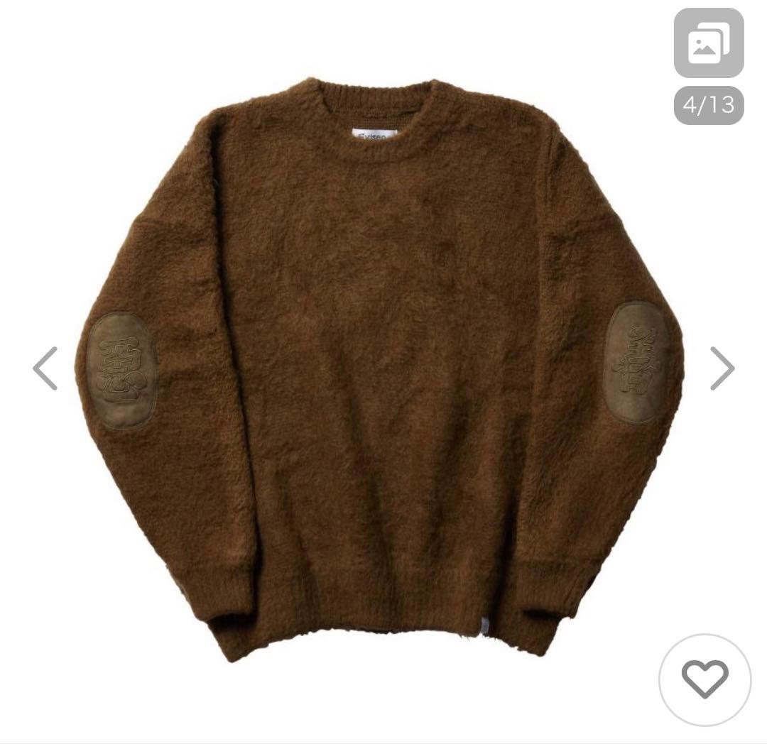 EVISEN MOHAIR CREW KNIT エビセン ニット