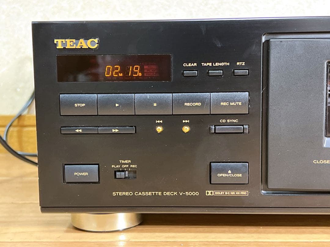 TEAC V-5000 ステレオカセットデッキ