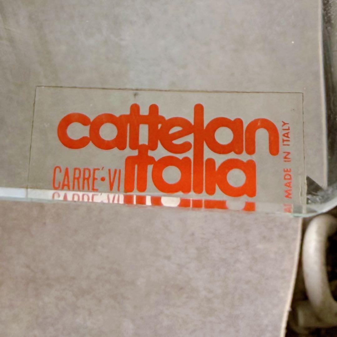 取付無料！カッテランイタリア 定価約120万円・大理石 ガラスコーヒーテーブル✨