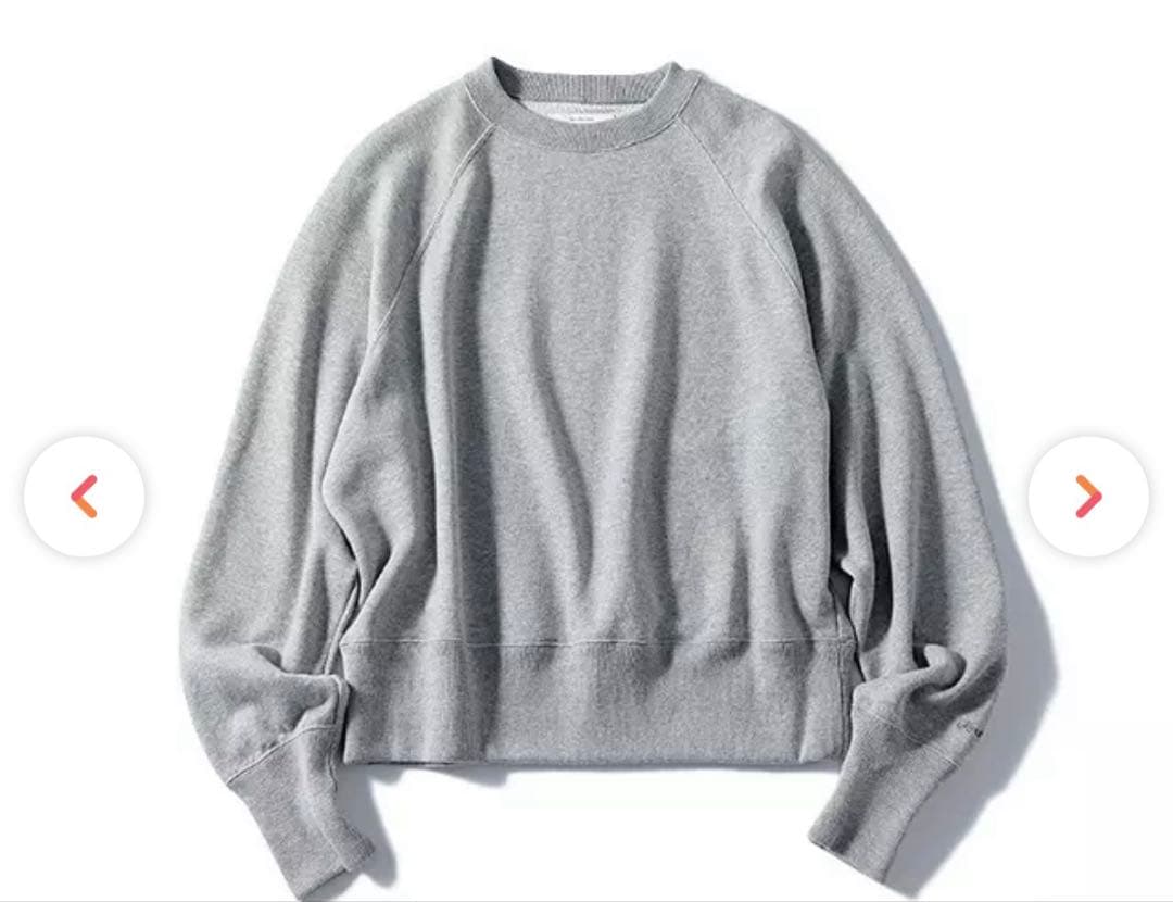 12closet 洗えるラメコンパクトスウェット