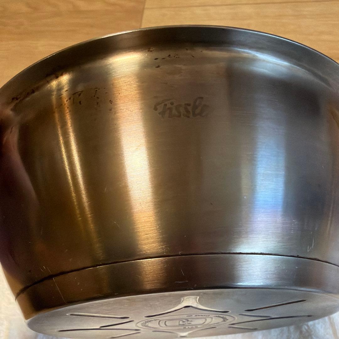 Fissler ステンレススチール 片手鍋 20センチ