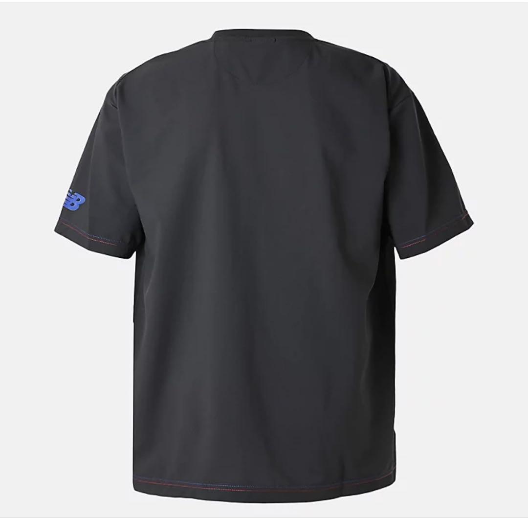 2025 FC東京×ニューバランス　ブラックアウトTシャツ　ウーブンショーツ　Ｌ
