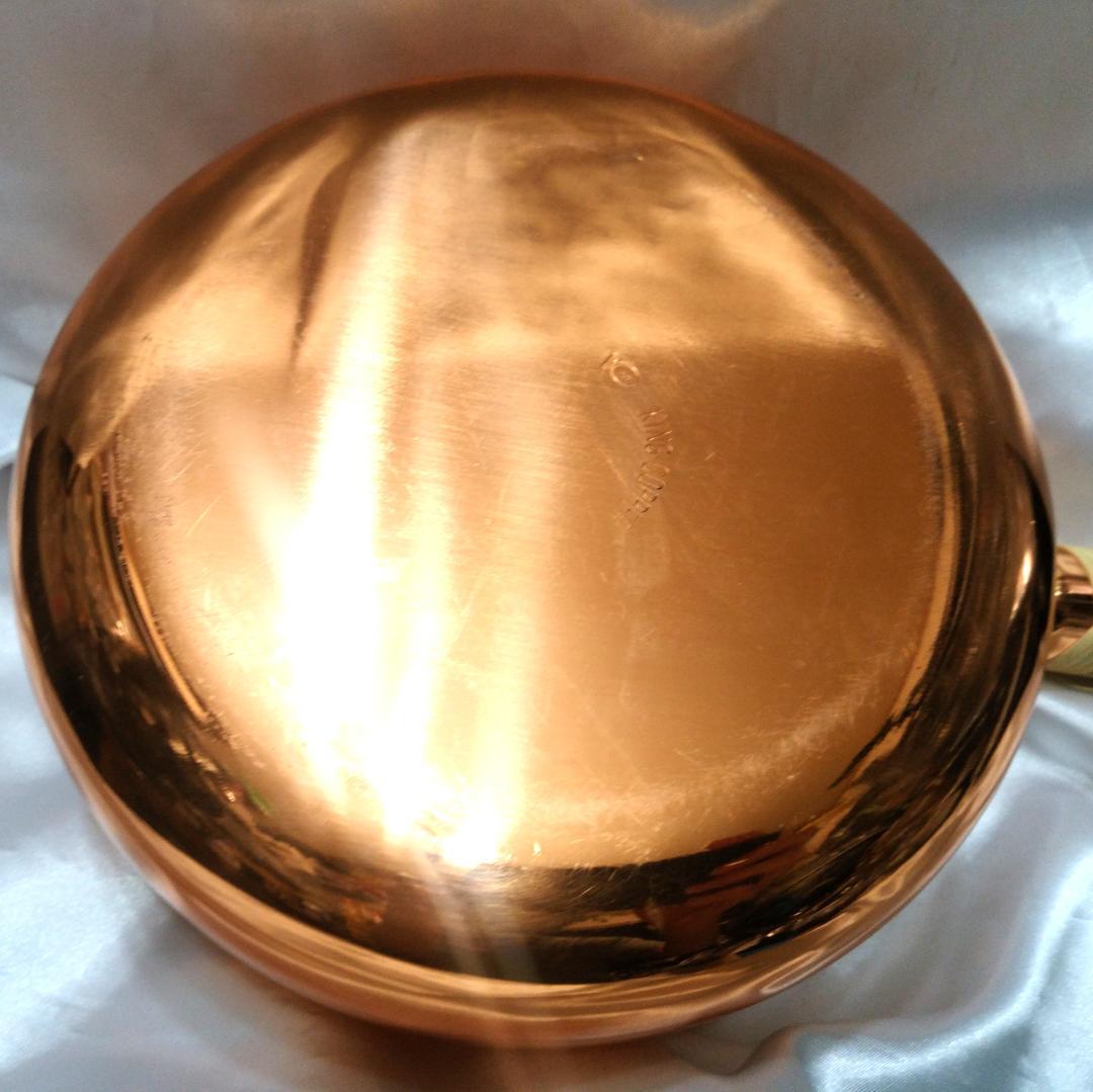 キングカパー　純銅　ハープラインシリーズ　銅鍋　1.8ℓ 兼芝　レトロ 天ぷら