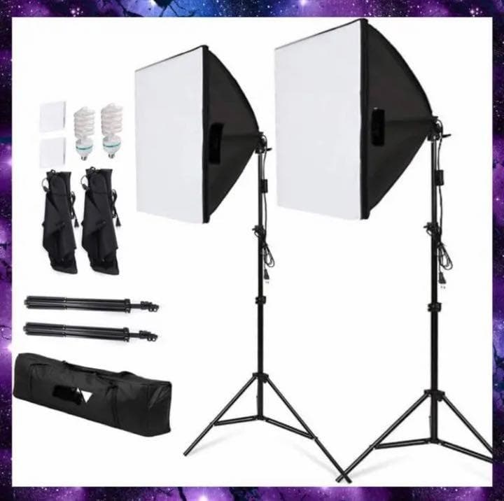 ❤初心者でも思い通りにプロのスタジオ撮影が簡単に行える♪❤写真撮影照明キット