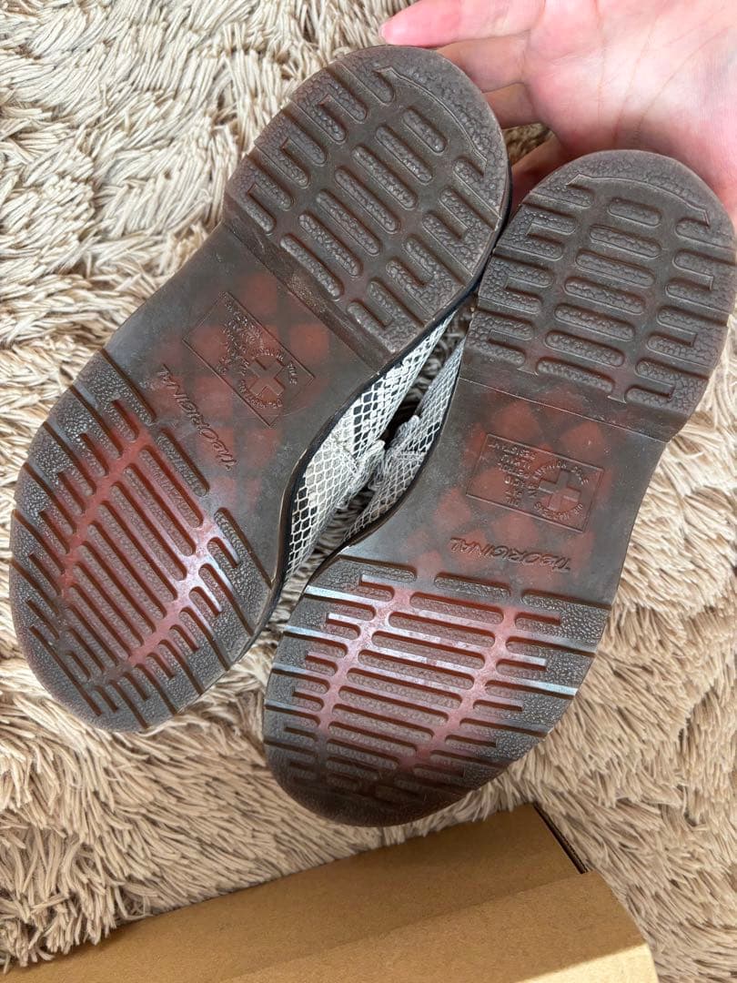 ドクターマーチン パイソン柄 ローファー 39