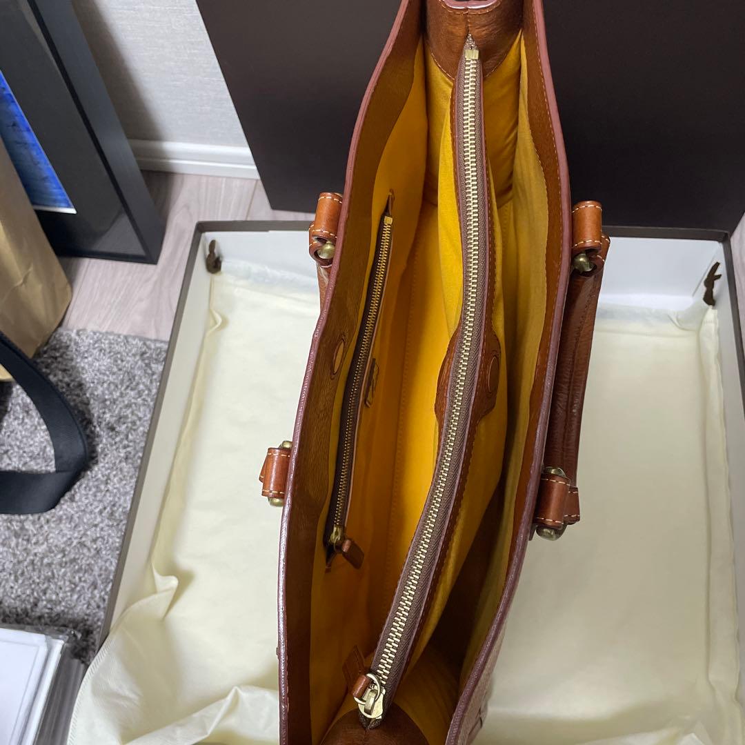 【美品】土屋鞄 ウルバーノ シティートート ブラウン