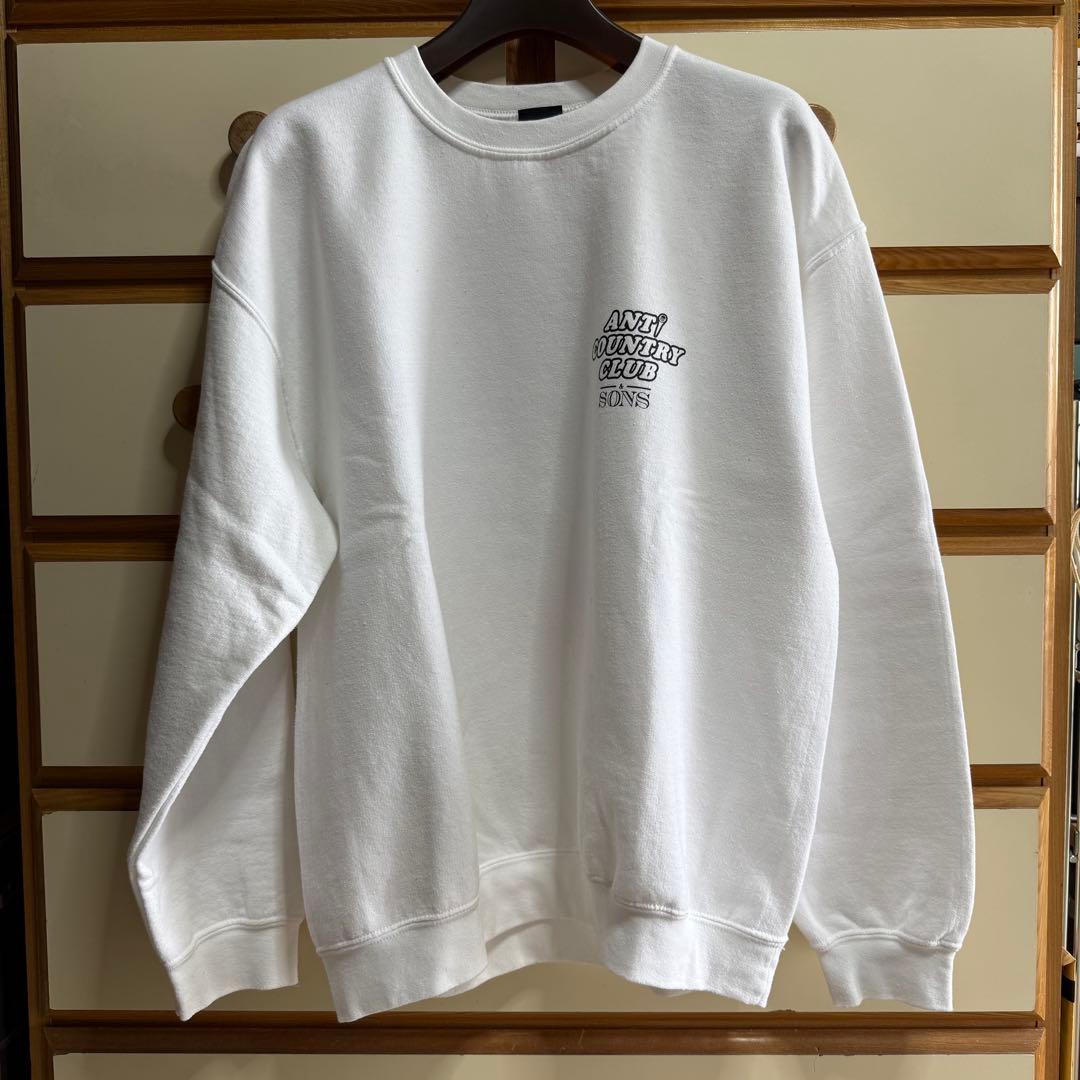ANTi COUNTRY CLUB & SONS スウェットsizeL ホワイト