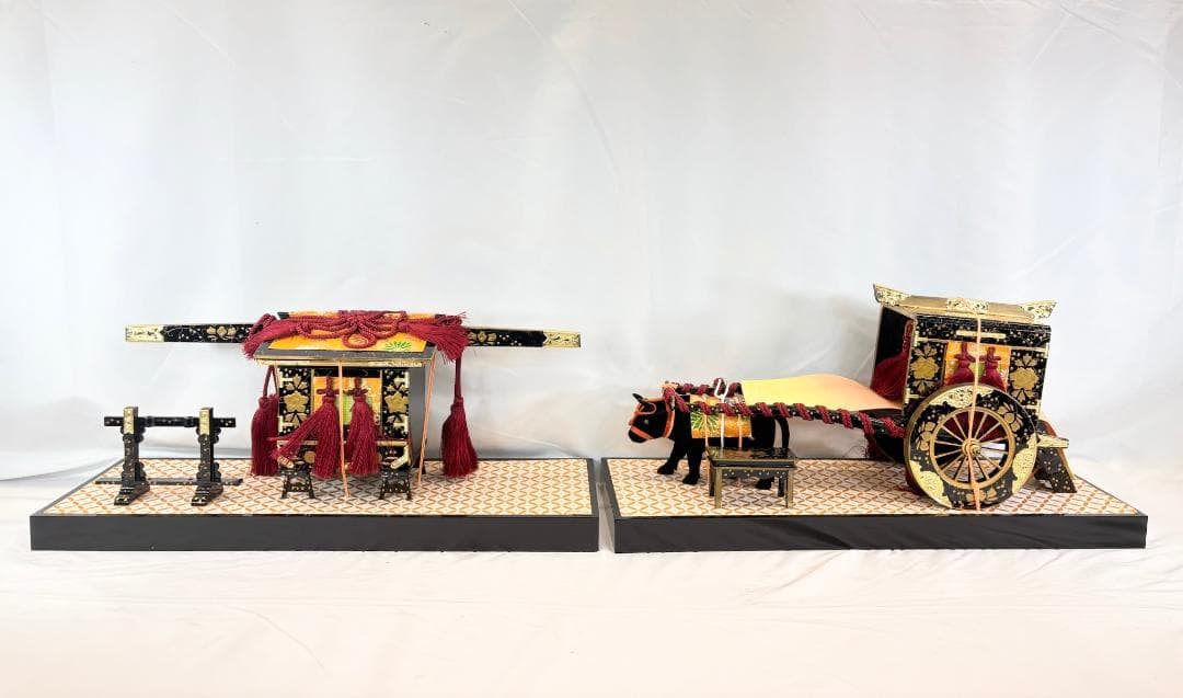 45号　平安　掛膳揃入 雛人形 雛道具 小道具 買い替え ギフト 道具 ひな道具