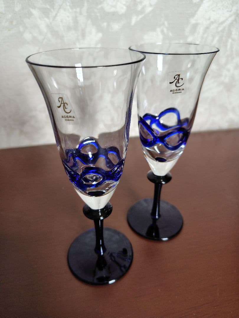 AIEL アデリア シャンパングラス 2個セット