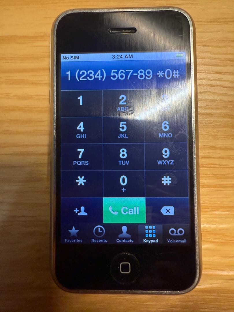 iPhone 2G 日本未発売　8GB 第1世代 A1203