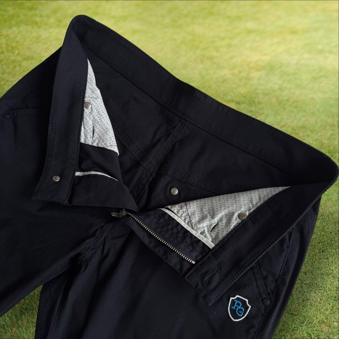 美品　パーリーゲイツ　ジョガーパンツ　紺　濃紺　ネイビー　3 S〜M相当