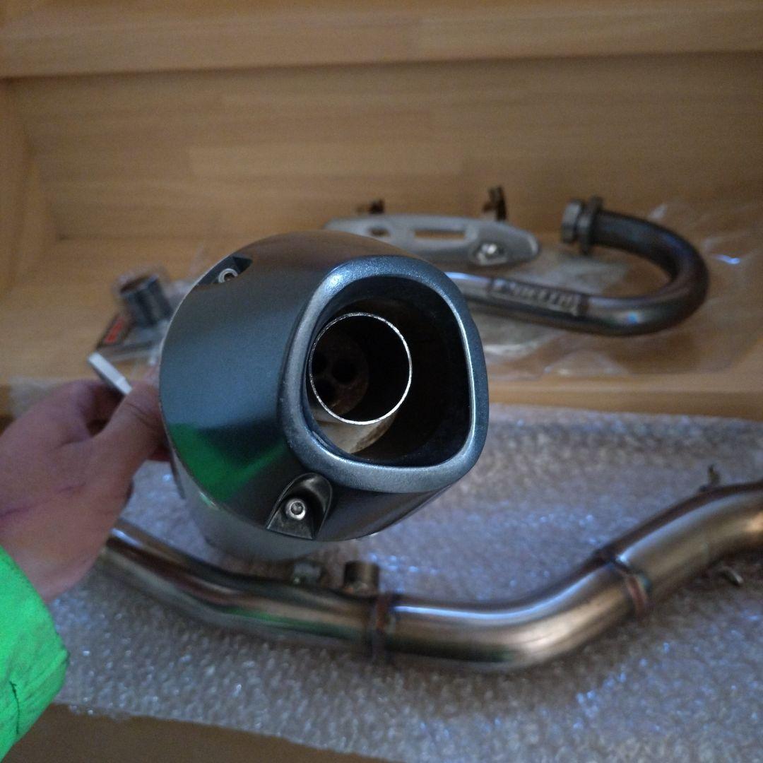 KLX125 Dトラッカー125 デルタ バレル4S JMCA フルエキ 中古
