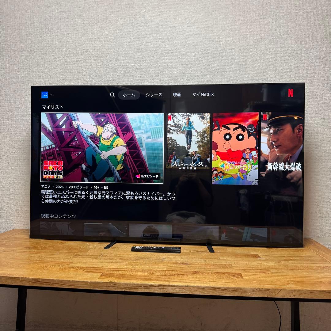 SONY 65V型 4K液晶テレビ BRAVIA KJ-65X80WK 23年製