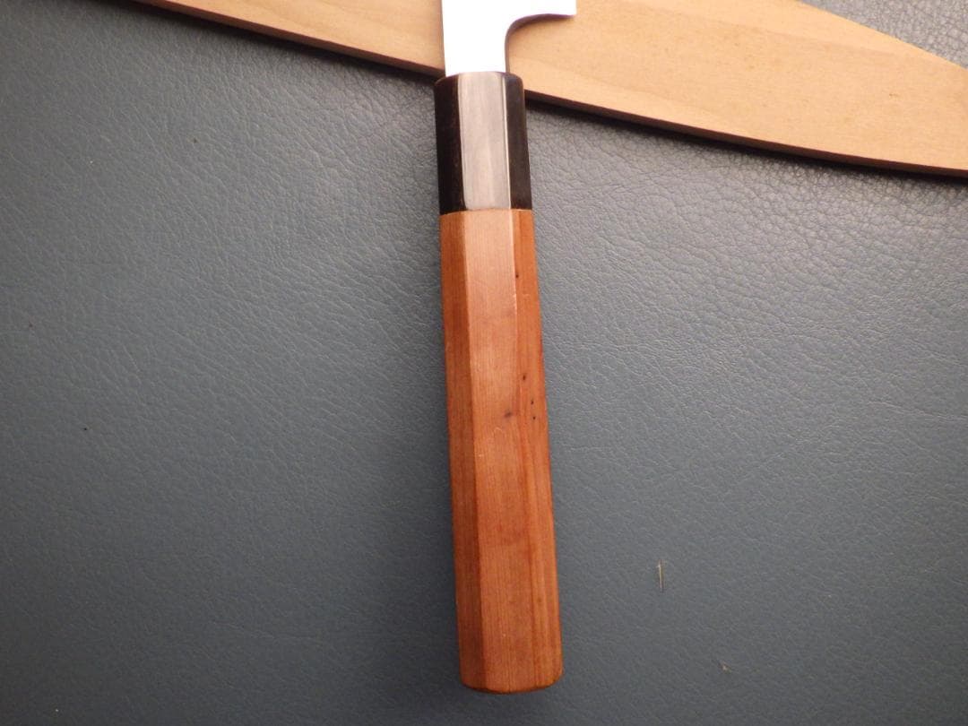 マ*メ様 水本焼★白選鋼・堺一文字光秀造/柳刃刺身包丁★鞘付属★