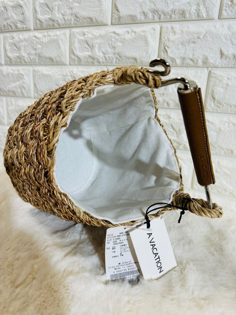 【タグ付き未使用品】A VACATION かごバッグ