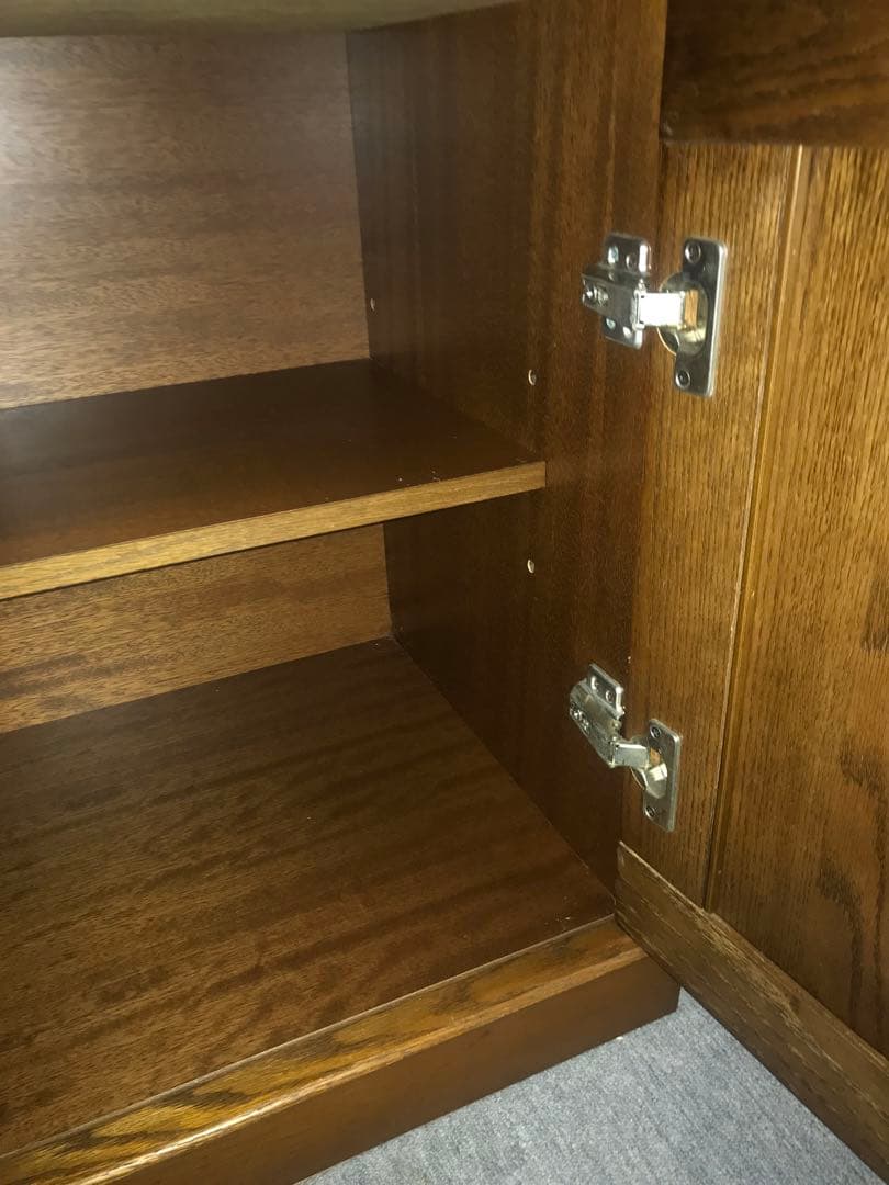 飾り棚　食器棚　ダイニングボード　グラバー　天然木無垢材　みかみ家具工芸