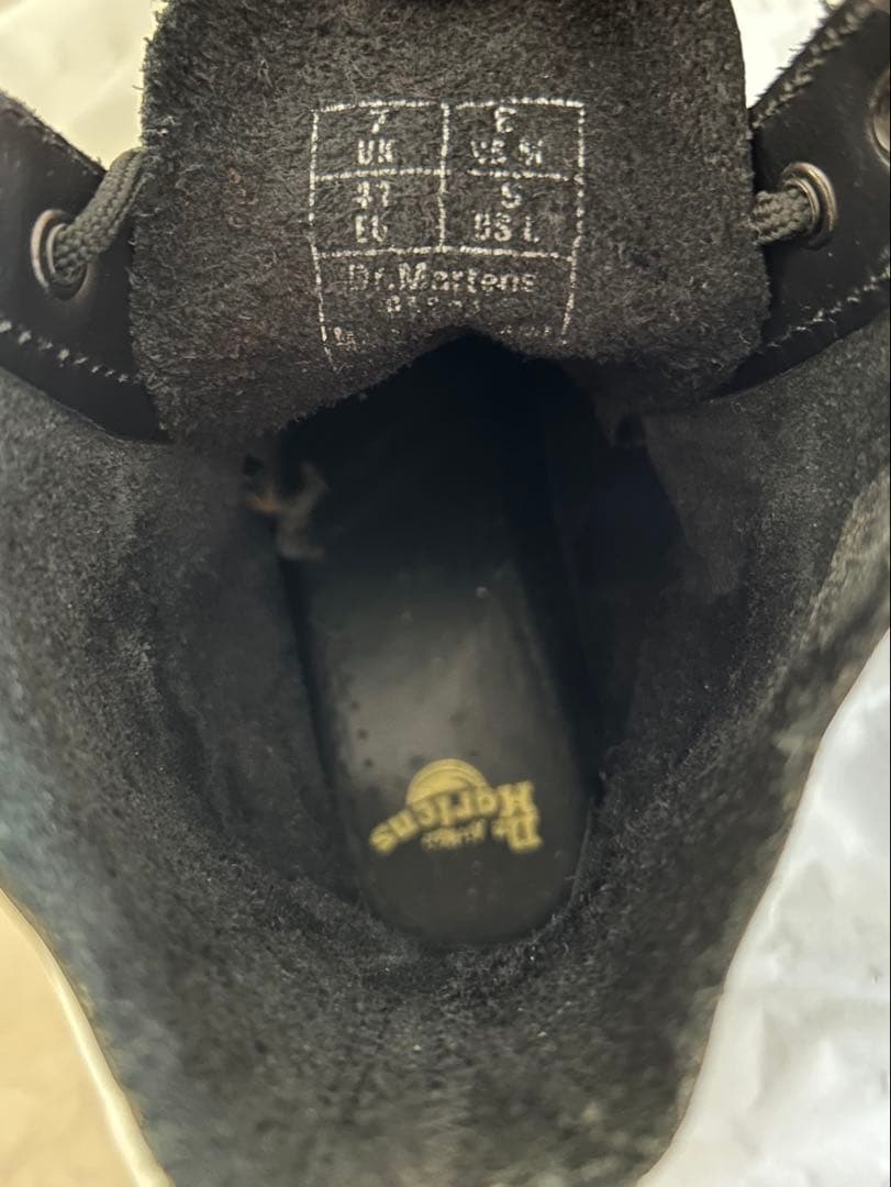 Dr. Martens ドクターマーチン 8ホール ブーツ ブラック(UK7)