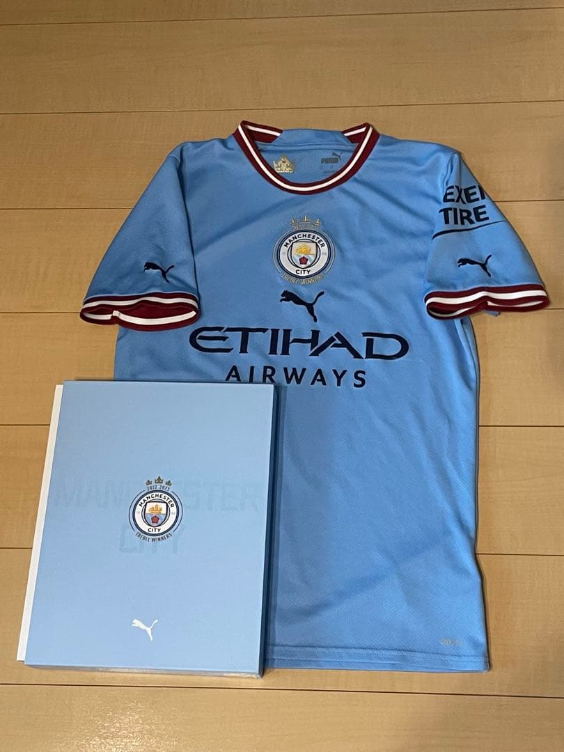 プーマプレミアリーグマンチェスターシティトレブルtrebleサッカーユニフォーム
