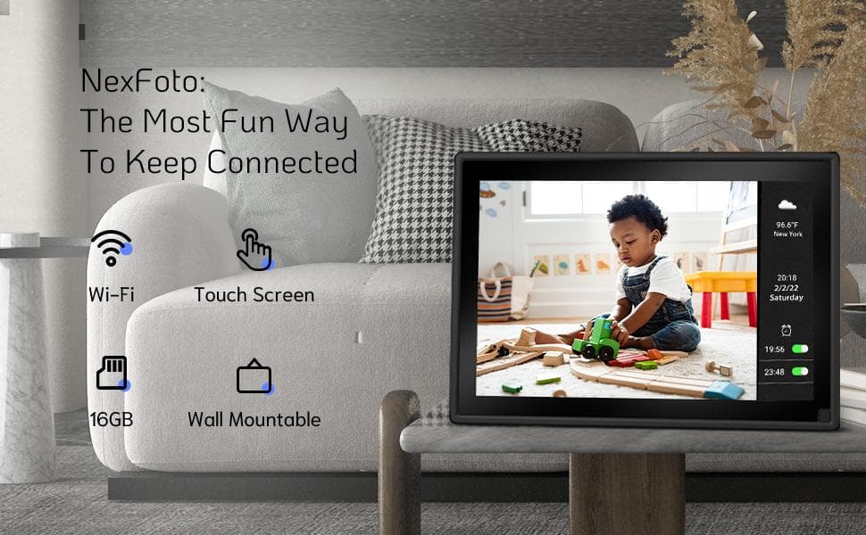 【お得品】【新品】高解像度デジタルフォトフレーム NexFoto