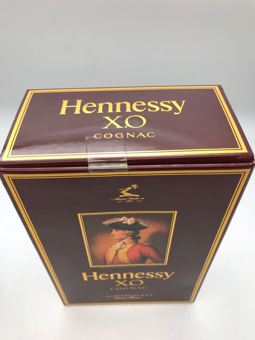 504[未開栓]Hennessy ヘネシー X.O 金キャップ