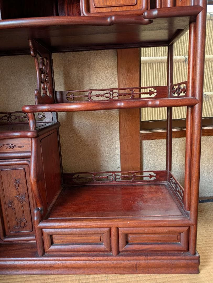 木製茶棚　和箪笥　飾り棚