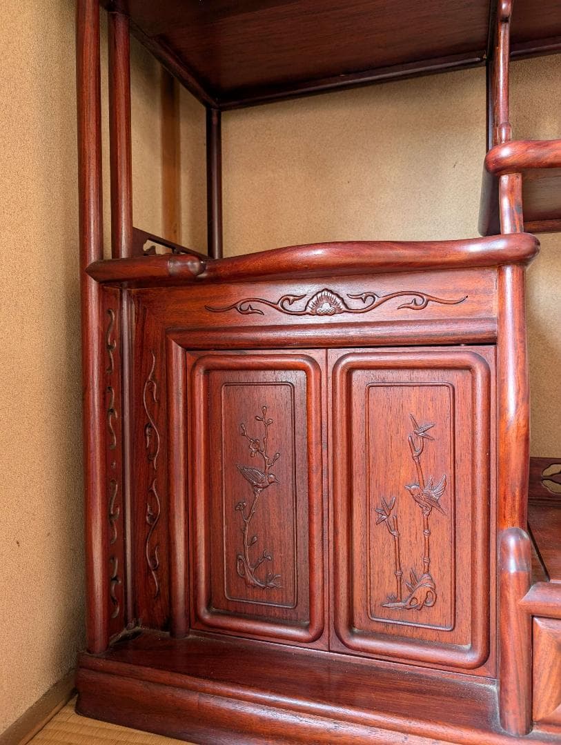 木製茶棚　和箪笥　飾り棚