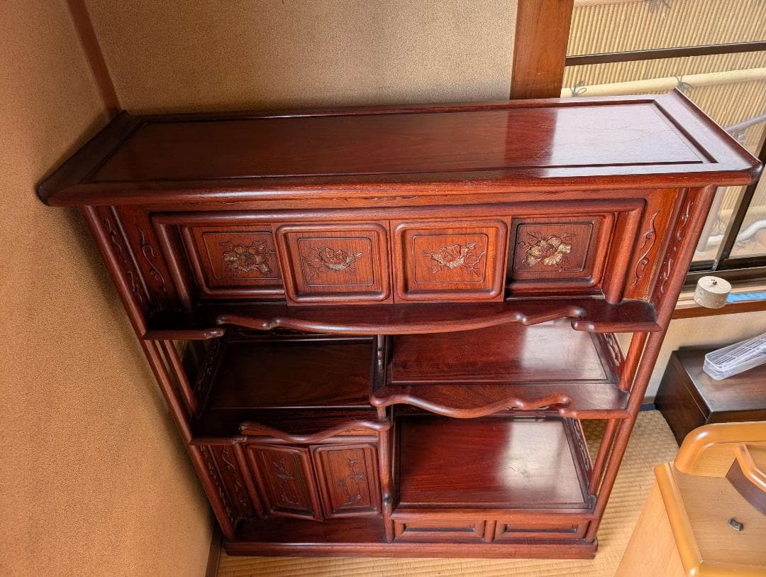 木製茶棚　和箪笥　飾り棚