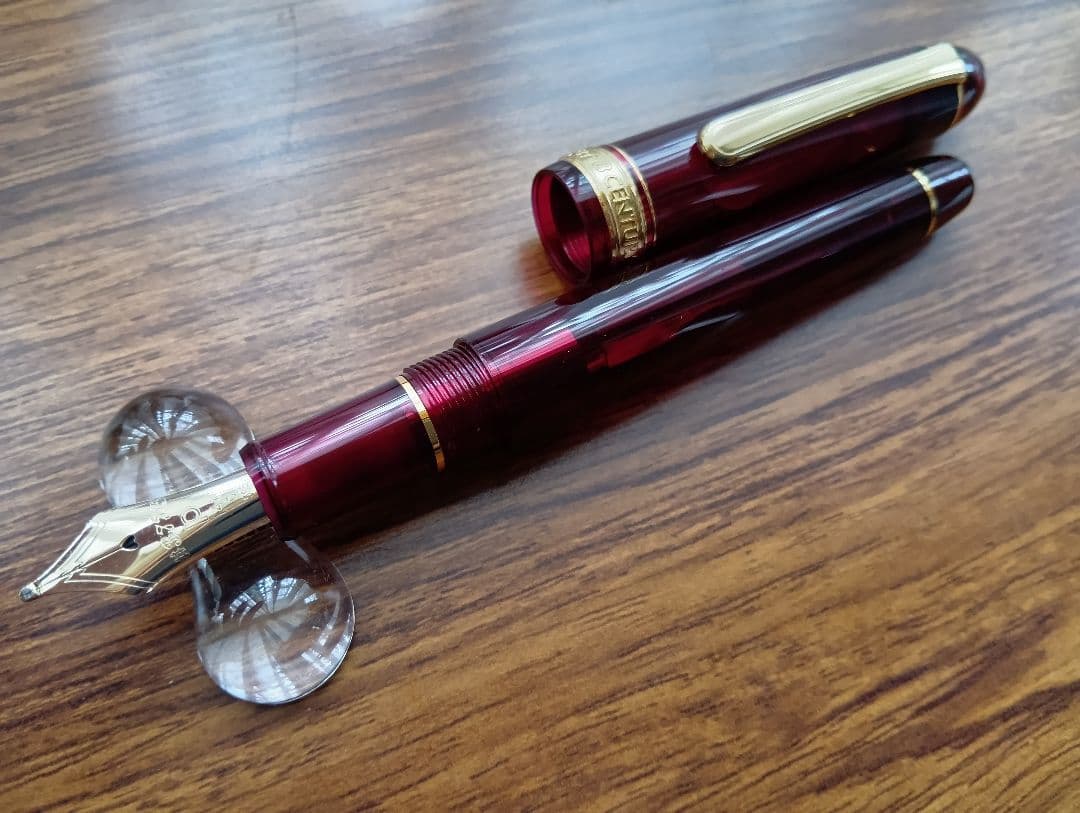 プラチナ万年筆 3776センチュリー コース（Cニブ） ブルゴーニュ