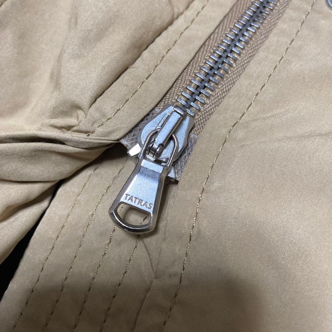 訳あり TATRAS タトラス ダウンライナー付き ベージュモッズコート 03