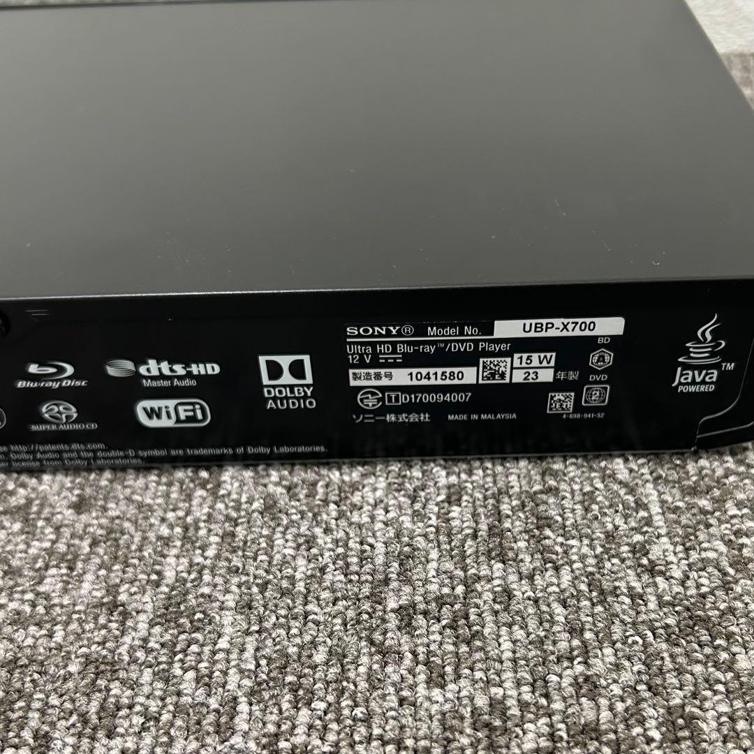 SONY UBP-X700 4K Ultra HD 23年製