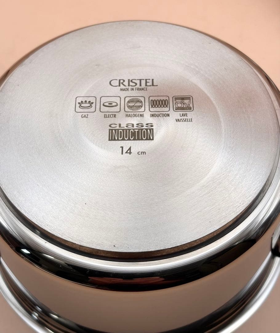 14cm CRISTEL クリステル　グラフィット 深鍋