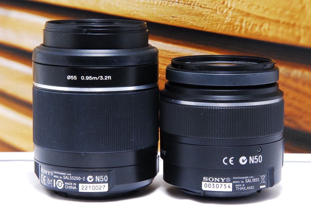 【訳あり】SONY α65 ダブルレンズ ダブルズーム スマホ転送　望遠 眼レフ