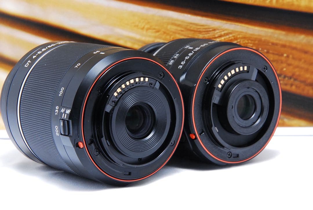 【訳あり】SONY α65 ダブルレンズ ダブルズーム スマホ転送　望遠 眼レフ