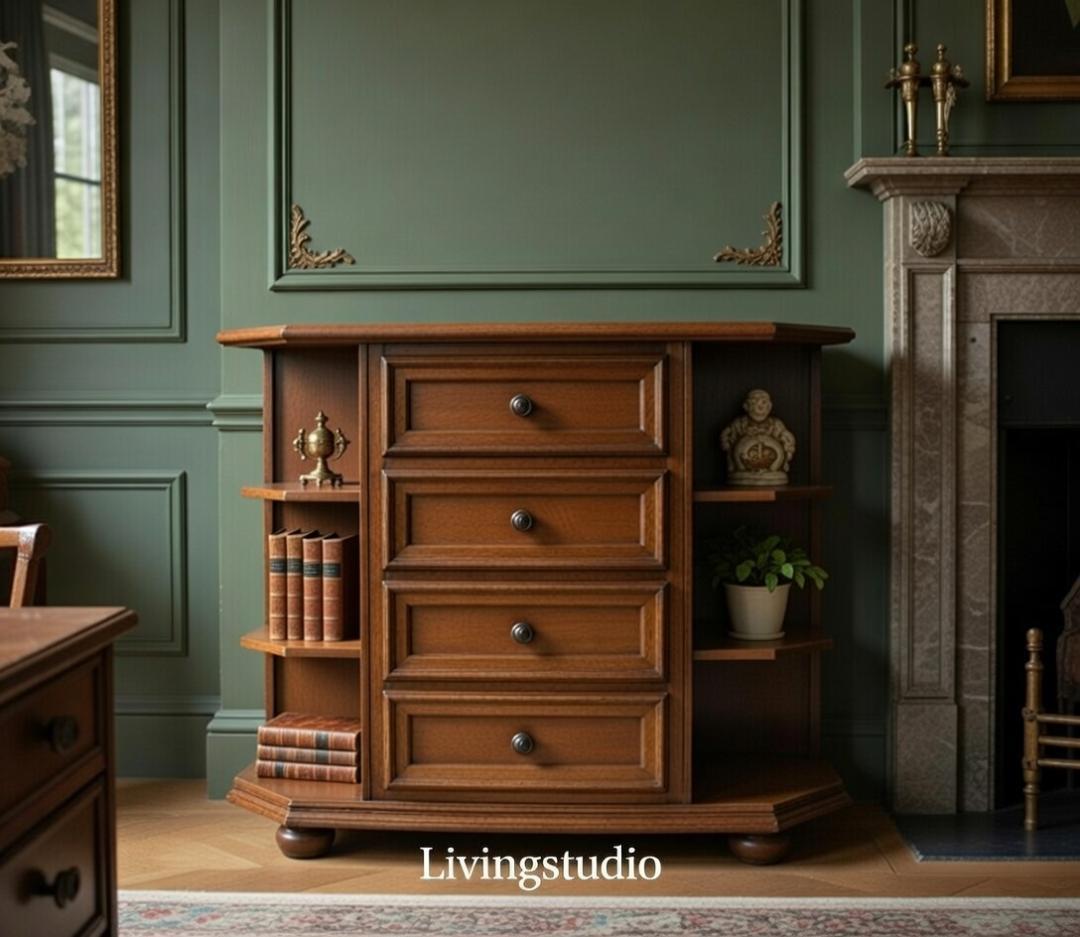 イタリア サイドボード コンソール 飾り棚 クラシック アンティーク 41N