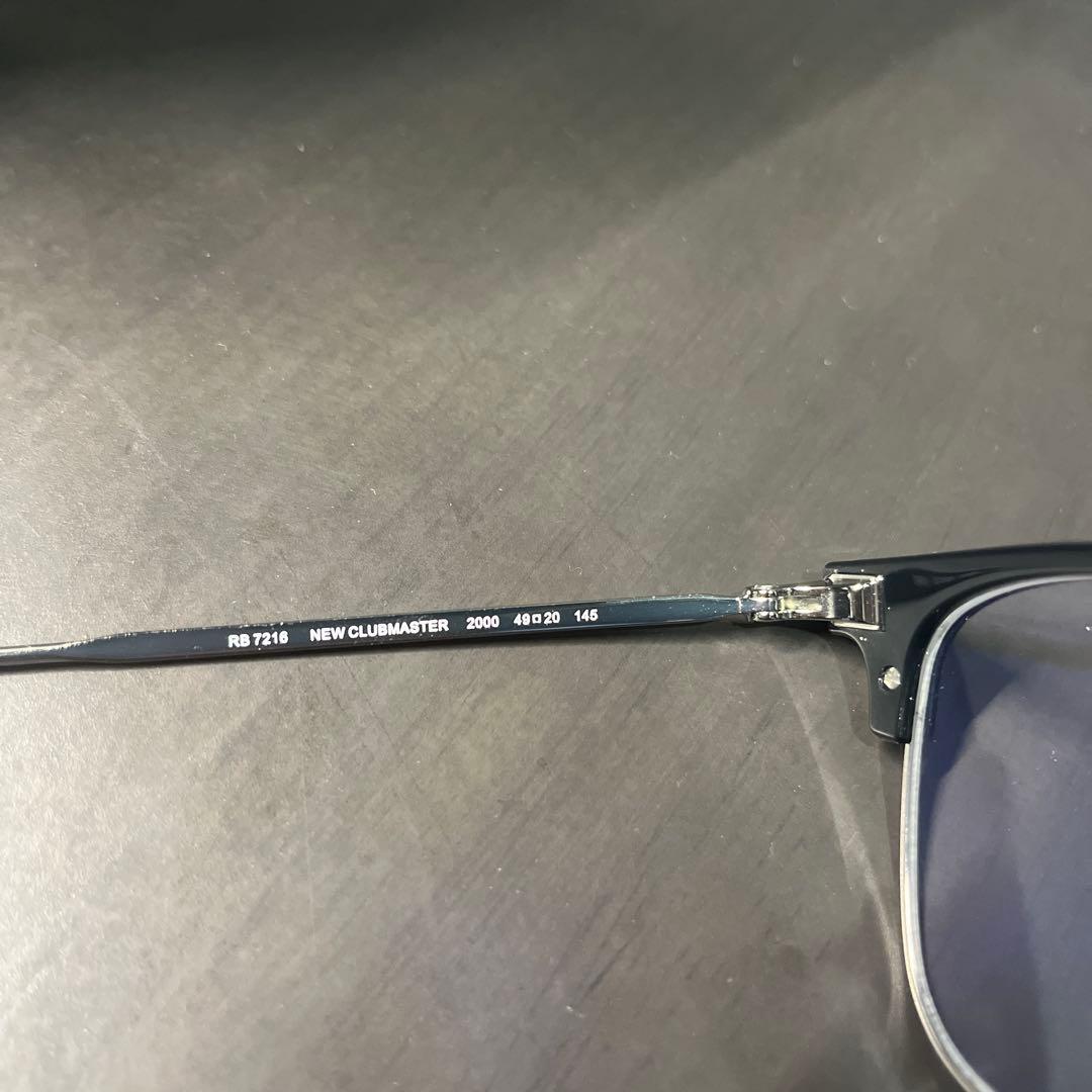 RayBan new clubmster rb7216 ブルーライト 度なし
