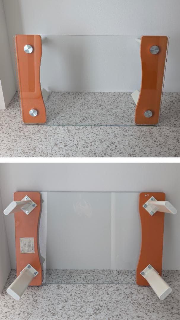 00s OLD ガラス サイド テーブル スペースエイジ ポップ Y2K 小さめ