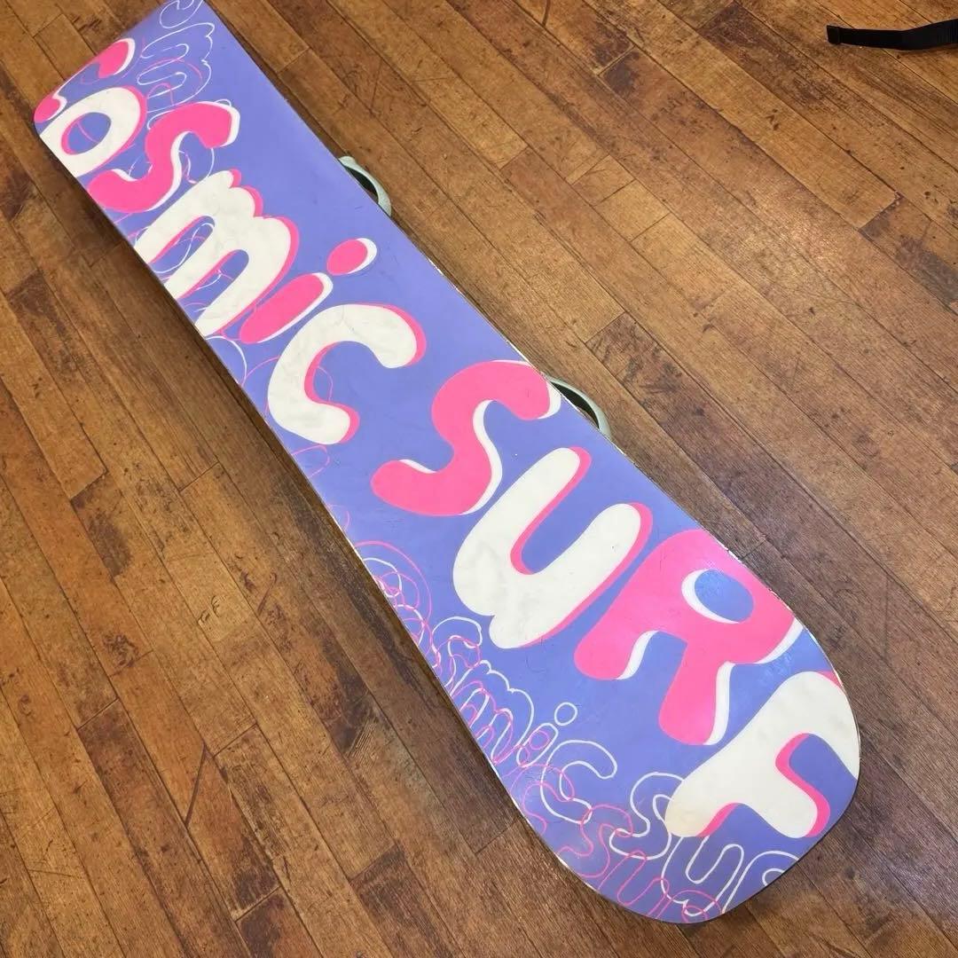 送料込！CosmicSurf 139cm salomon 24cmスノボセット！