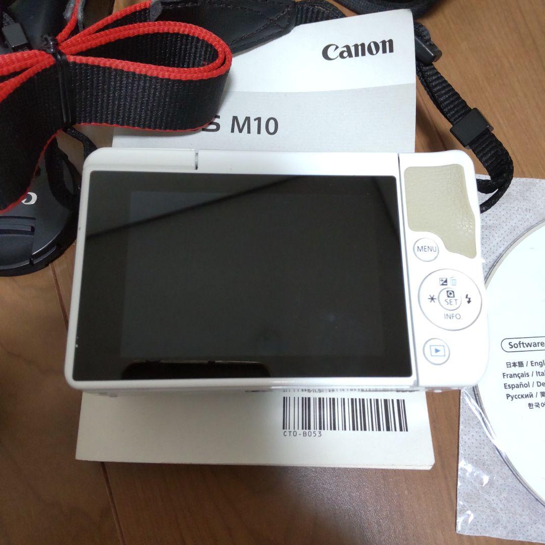 Canon ミラーレス一眼カメラ EOS M10 ケース付き ダブルズームキット