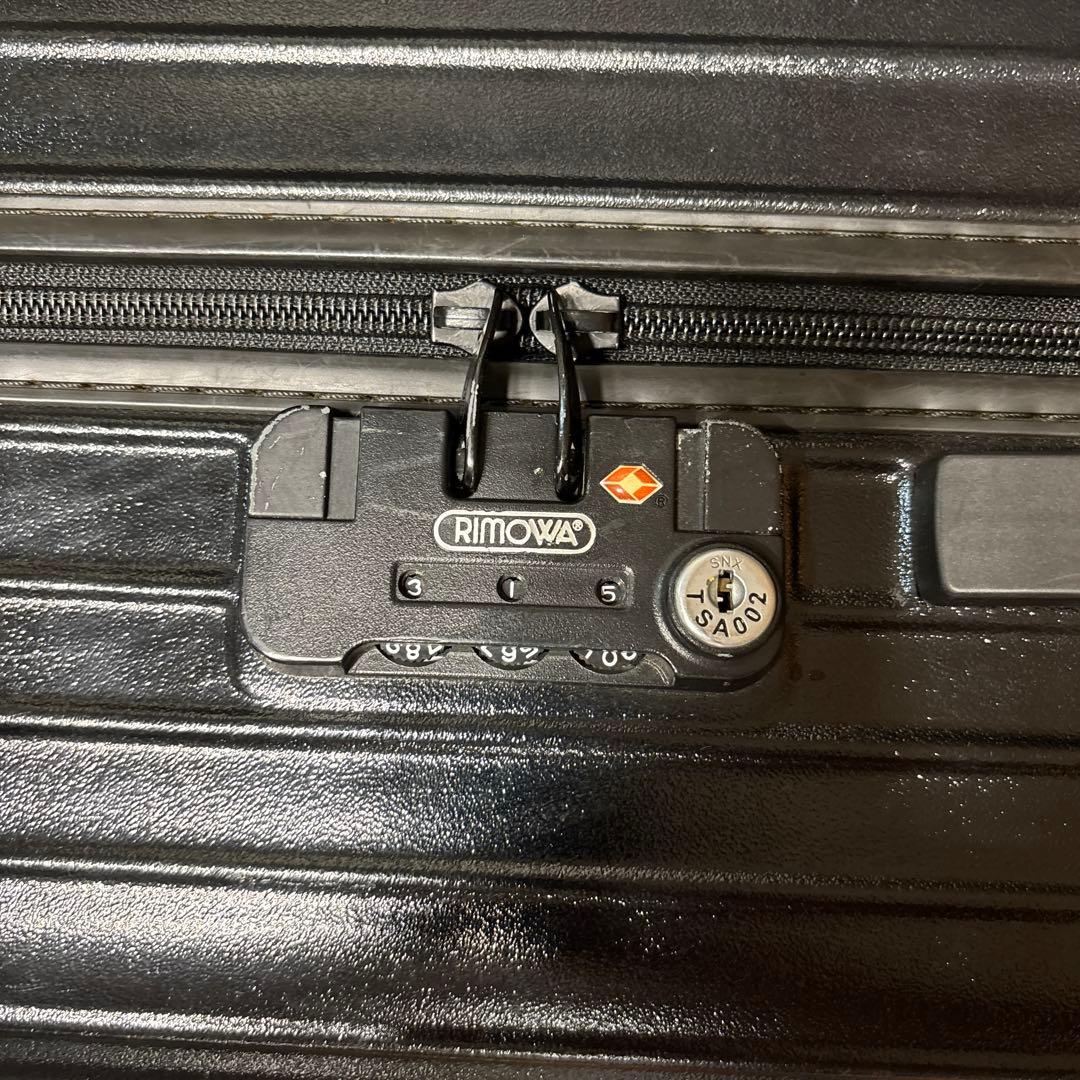 【破損】RIMOWA リモワ　サルサ　マットブラック スーツケース　4輪　87L