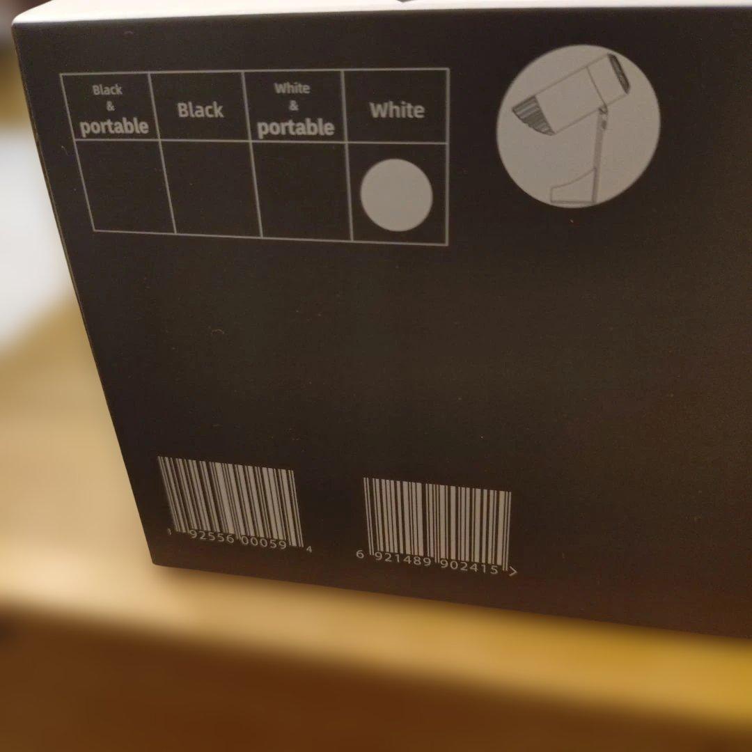 Airdog mini 空気清浄機 格安 の為 箱に直接伝票を貼る。