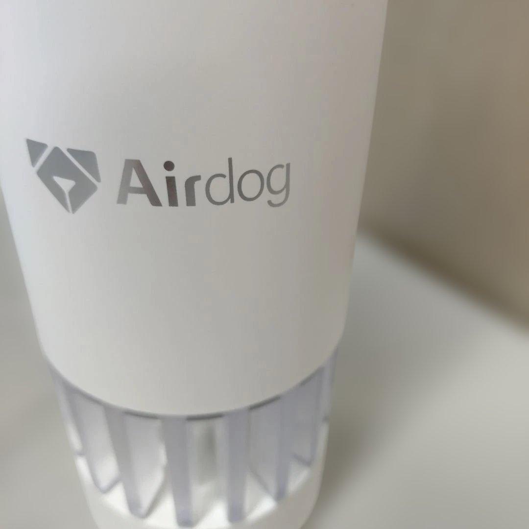 Airdog mini 空気清浄機 格安 の為 箱に直接伝票を貼る。
