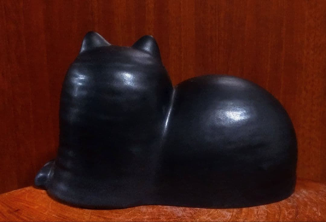 リサラーソン マイ オールブラック 北欧 美品