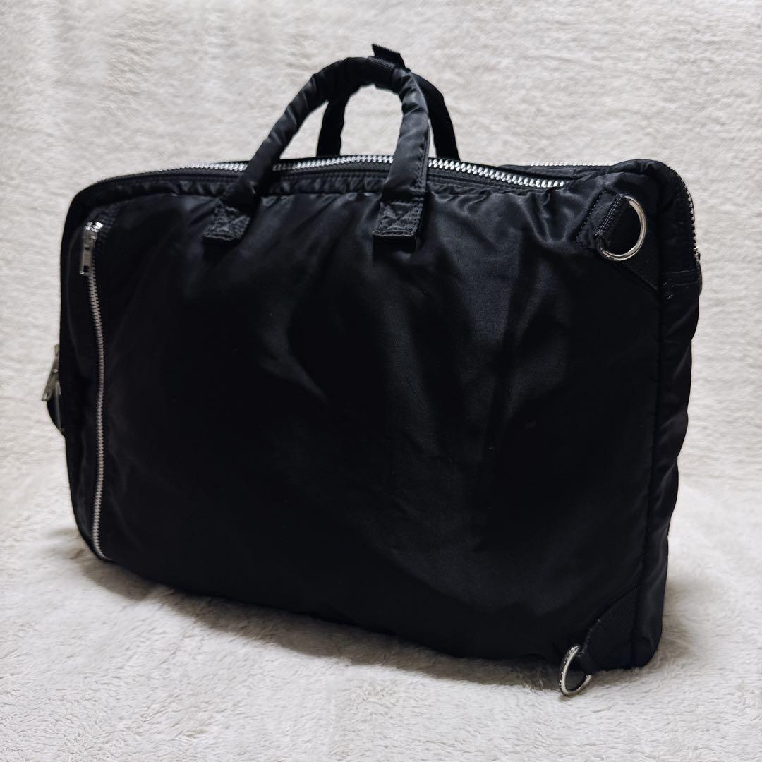 PORTER タンカー 3WAY 2層 ブリーフケース 黒 リュック　ショルダー