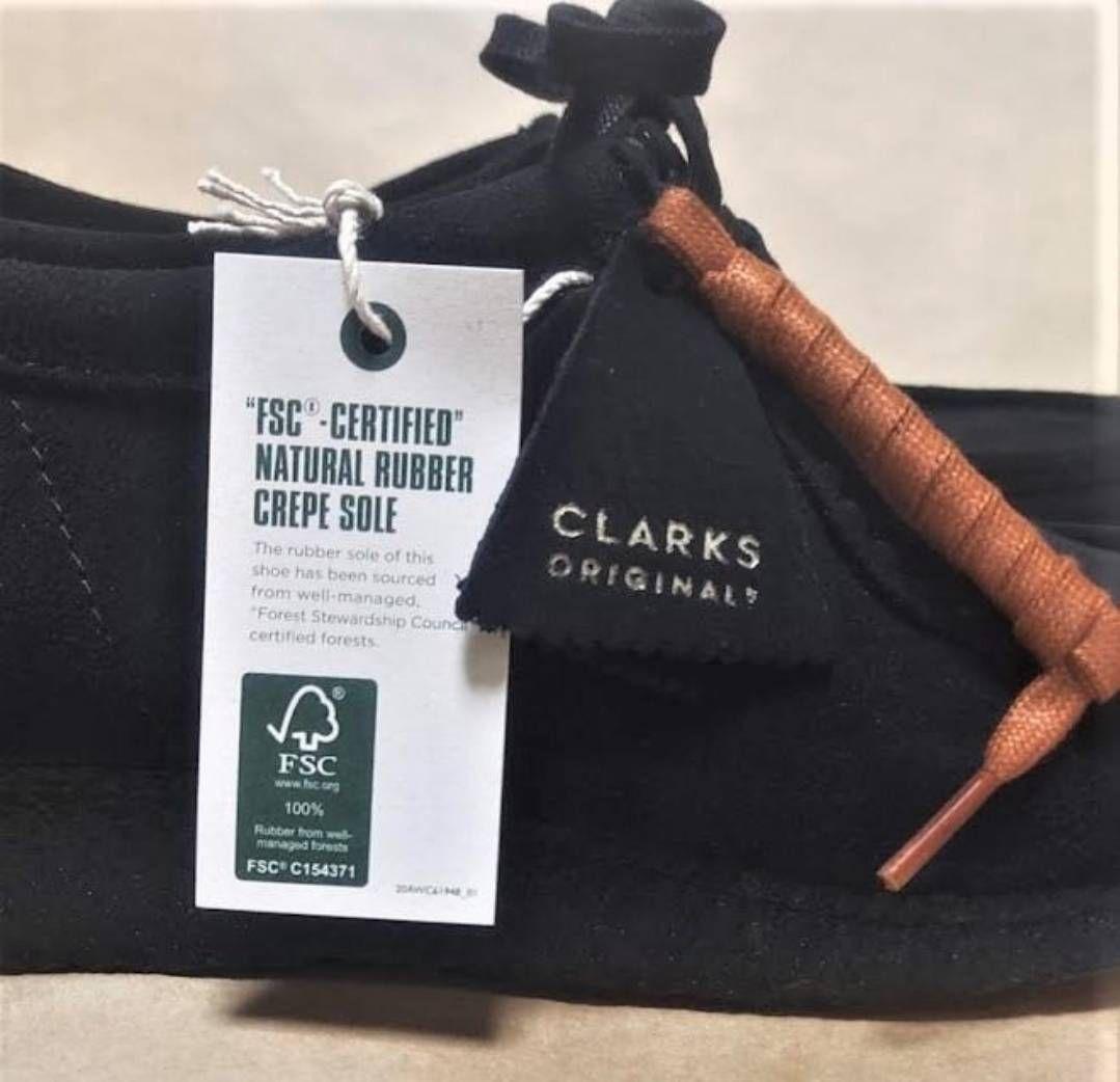 Clarks ブラック Wallabee 26.5cm クラークス ワラビー