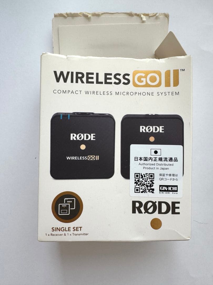 RODE WIRELESS GO Ⅱ シングル 日本国内正規流通品