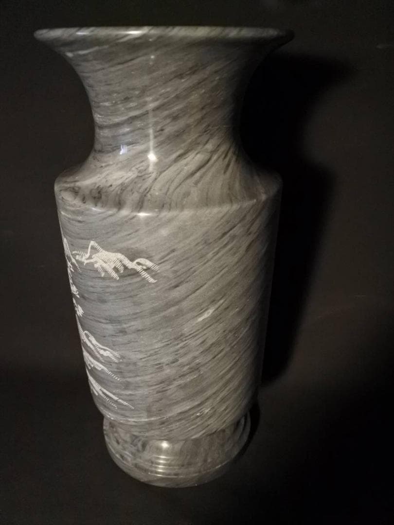 限定値下　天然石　花瓶 収蔵品　蔵出し　彫刻　1650