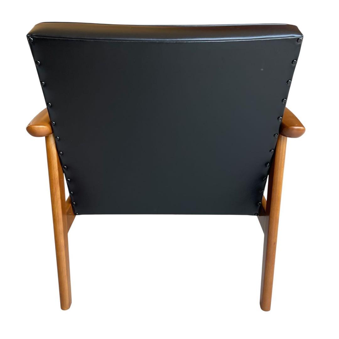 美品 カリモク60 Kチェア 1シーター スタンダードブラック W36140BW