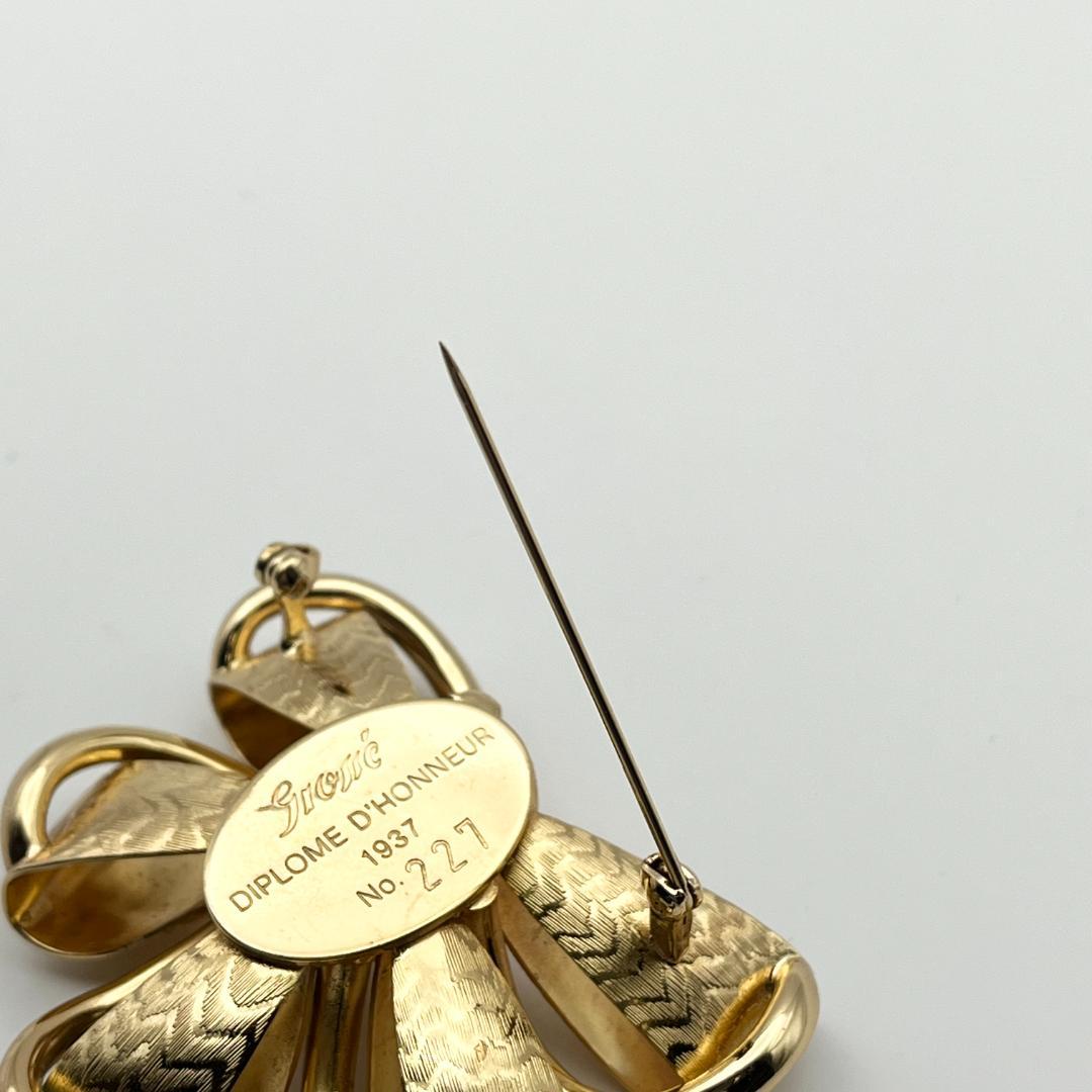 グロッセ★DIPLOME D’HONNEUR 1937 パリ万博 リボンブローチ
