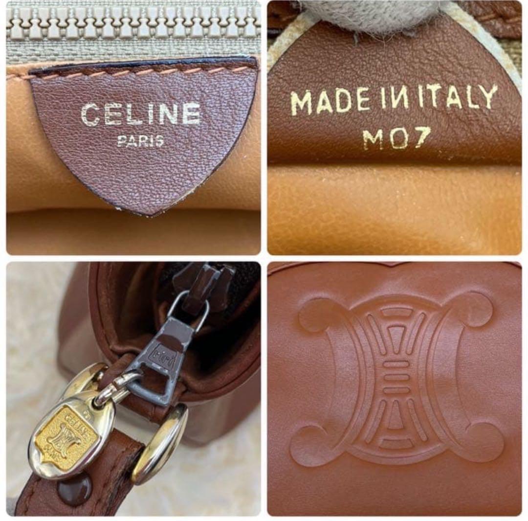 CELINE セリーヌ ショルダーバッグ トリオンフ 型押し ポシェット