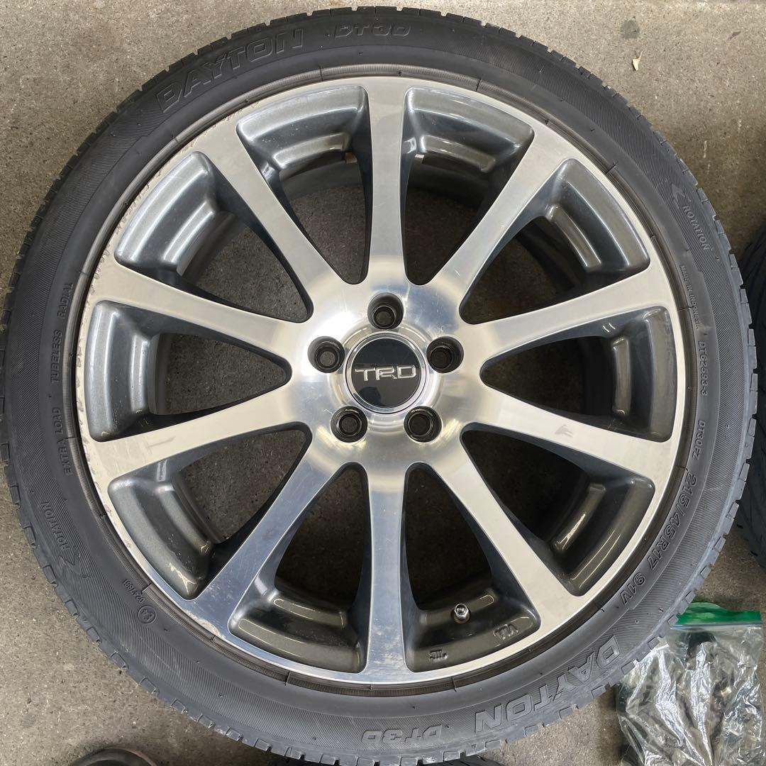 TRD 17インチ ホイールセット　プリウス